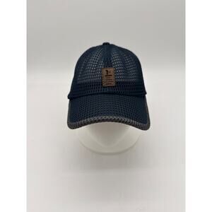 Ediko Black Full Mesh Strapback Dad Hat Cap Adjustable Premium Golf Sports